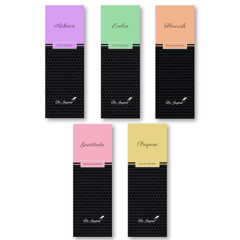 Be Inspired Collection 5-Piece Bookmark Set