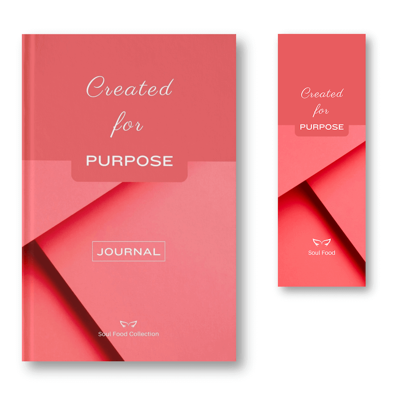 Created for Purpose Bible-inspired journal and bookmark