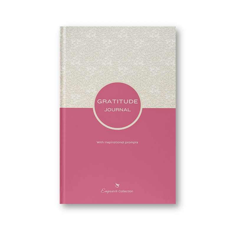 The front cover of our Gratitude Empowerment journal.