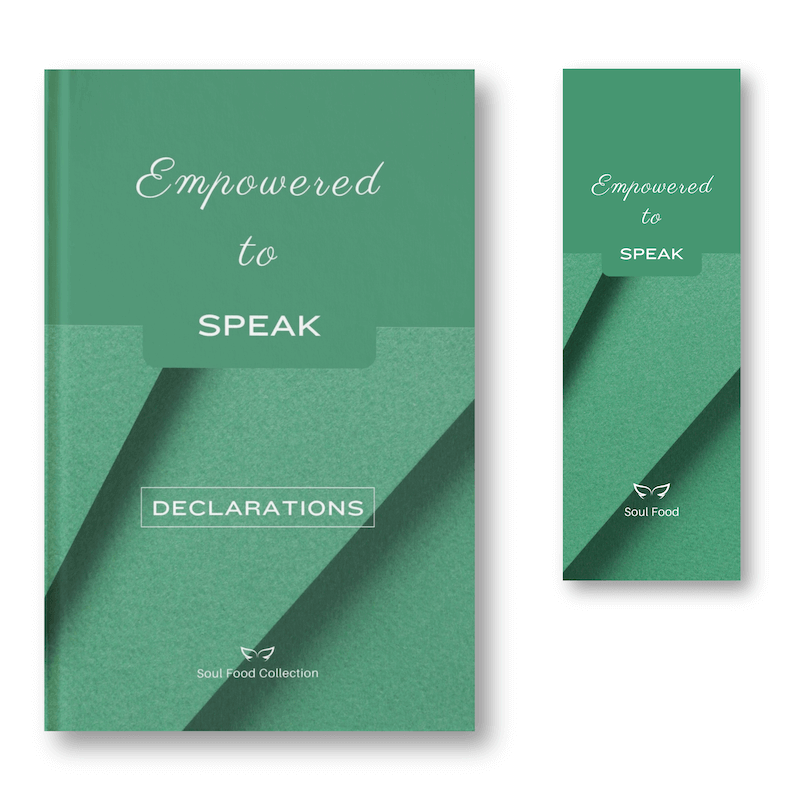 Empowered to Speak Bible-inspired journal and bookmark