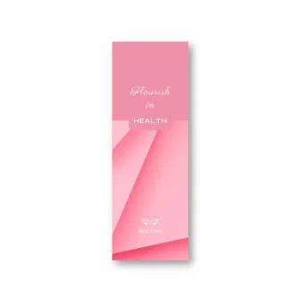 Matching bookmark for Flourish in Health Bible-themed journal