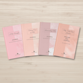 Self-Care Collection 4-Piece Journal Set Display