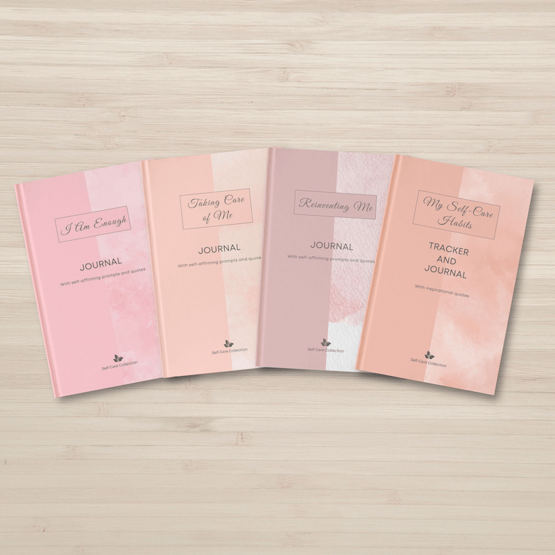 Self-Care Collection 4-Piece Journal Set Display