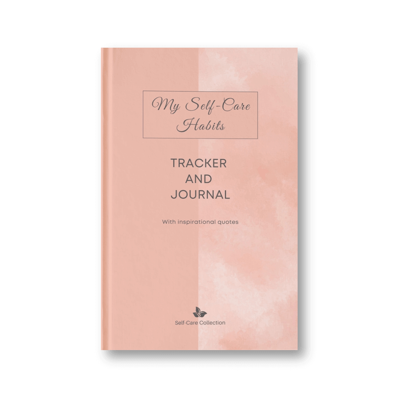 The front cover of our My Self-Care Habits Tracker and Journal.