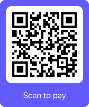 Tip Jar QR code to buy us breakfast for £10