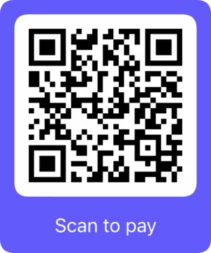 Tip Jar QR code to buy us breakfast for £10