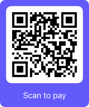 Tip Jar QR code to buy us lunch for £15
