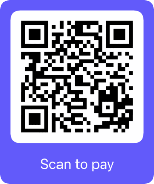 Tip Jar QR code to buy us a takeaway for £20