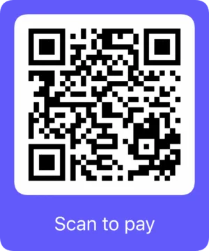 Tip Jar QR code to buy us a takeaway for £20