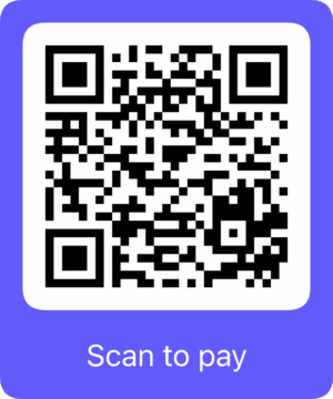 Tip Jar QR code to choose a custom treat